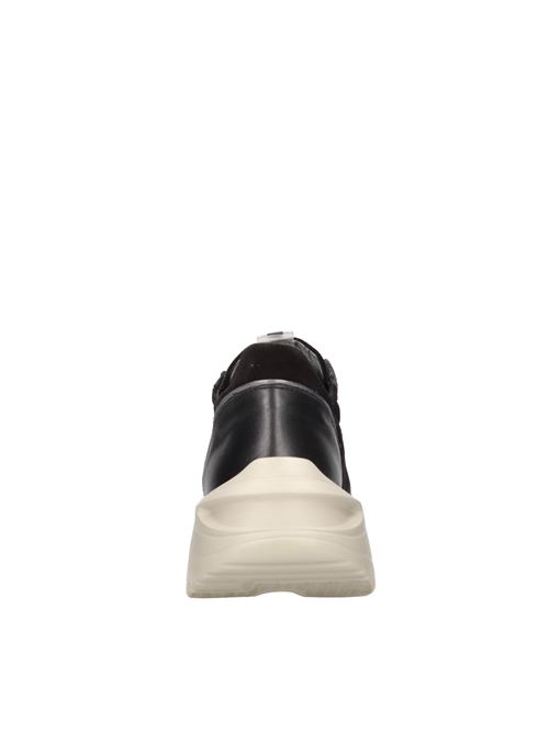Sneakers in pelle e camoscio ANDIAFORA | SPIKE DREAMERNERO